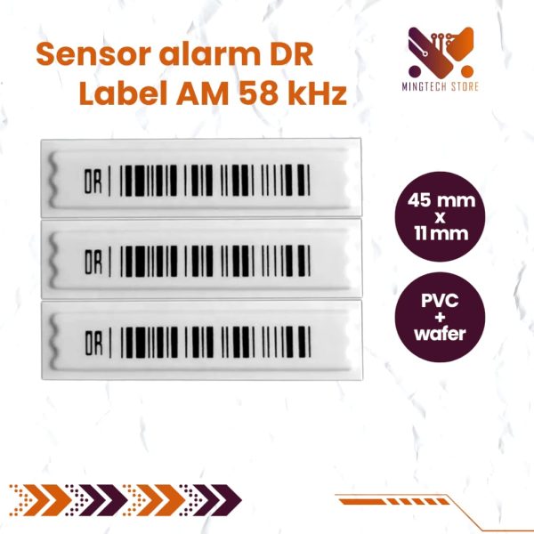 Sensor Alarm DR Label AM 58khz Sensor anti maling Sensormatic Check For Security Ritel 1 dus isi 5000 pcs