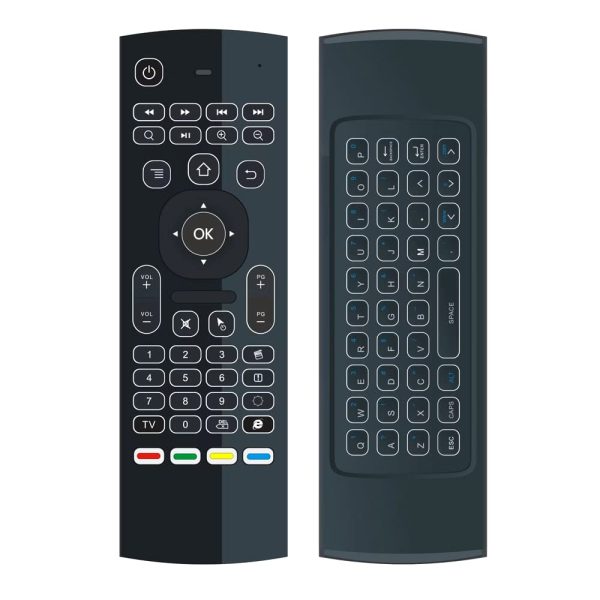 MX3-L Backlite Keyboard Air Mouse Remote Control Wireless 2.4 Ghz